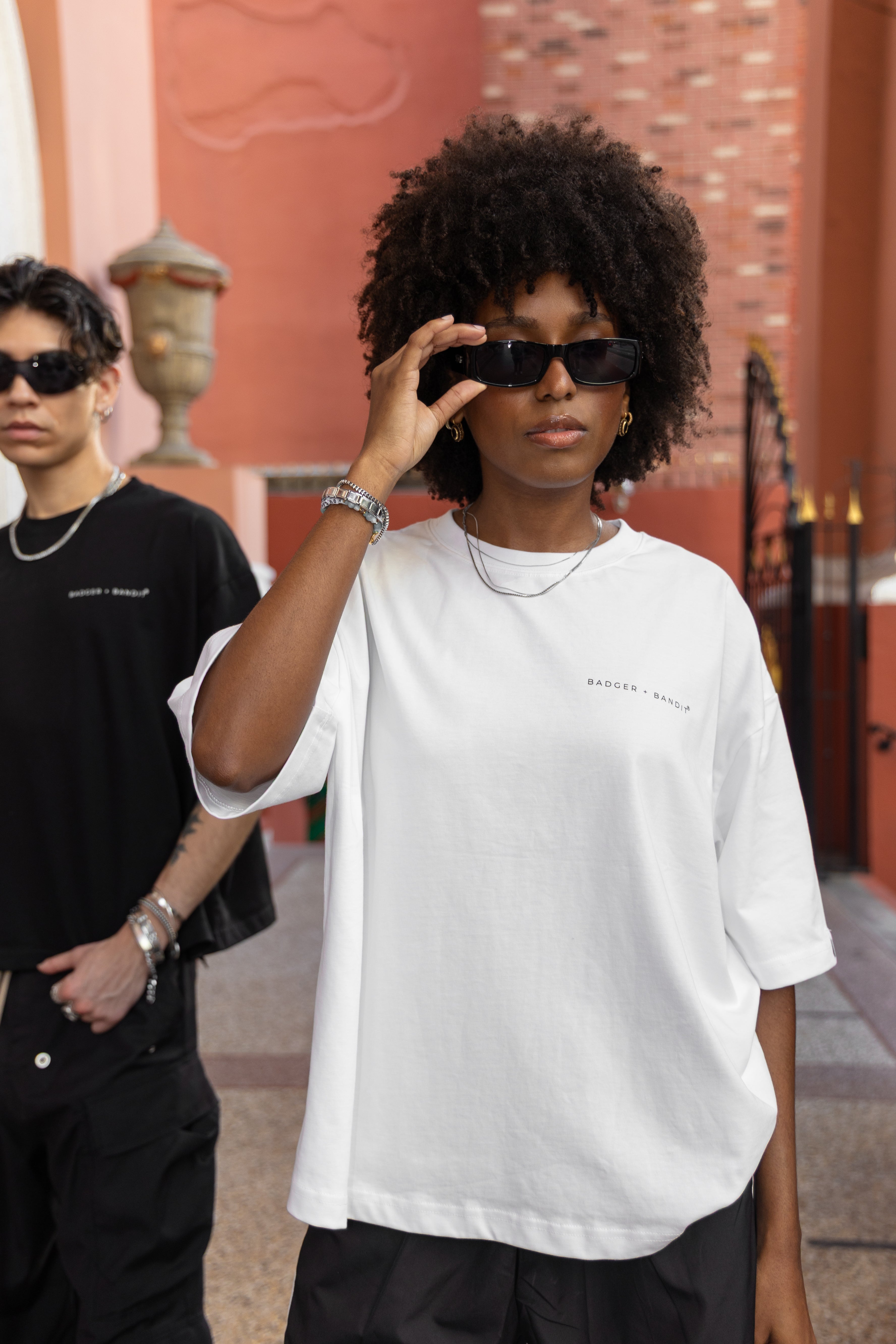 Badger + Bandit White Tee